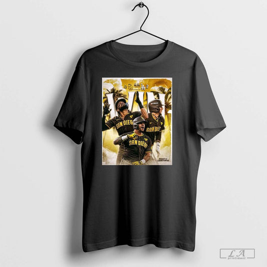 Poster San Diego Padres 10 â€“ 2 Los Angeles Dodgers Fight For The Faithful MLB NLDS 2024 T-shirt