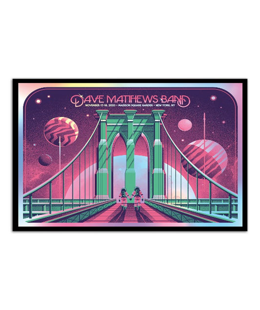 Dave Matthews Band Madison Square Garden, New York City, NY Event November 17-18, 2023 Poster