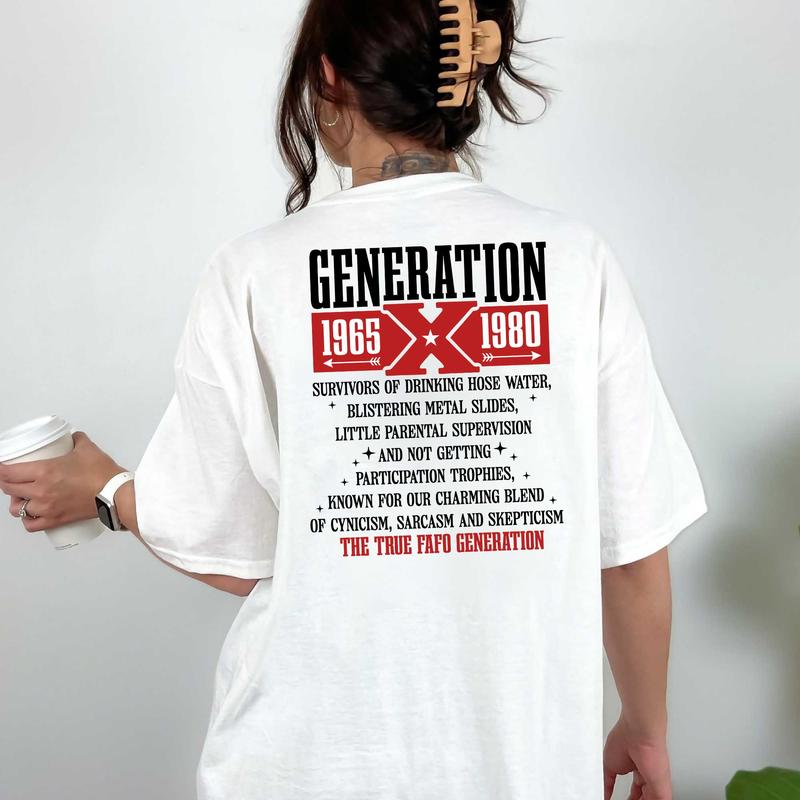 Gen X Customized New Version Shirt, Gen X Raised On Hose Water And Neglect T-Shirt, Vintage Inspired Shirt, Funny Saying Shirt, Sarcasm Quotes Shirt, Humorous Shirt