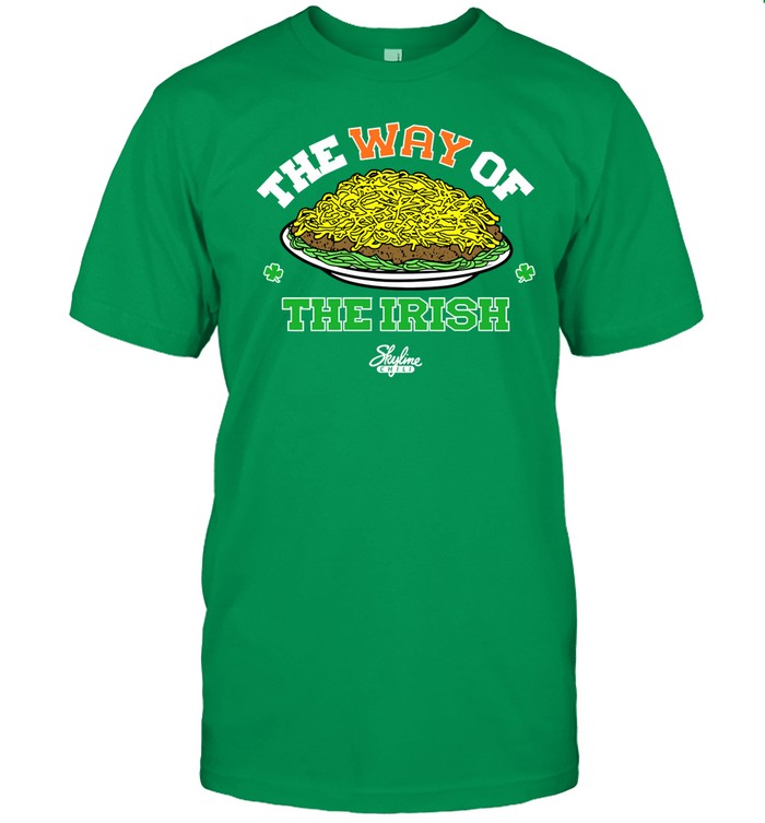 Cincy Shirts The Way Of The Irish Skyline Chili Tee