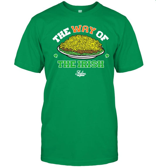 Cincy Shirts The Way Of The Irish Skyline Chili Tee