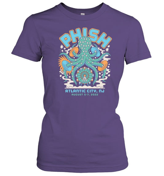 Phish Atlantic City NJ August 5-7 2022 Phish Radio T-Shirt