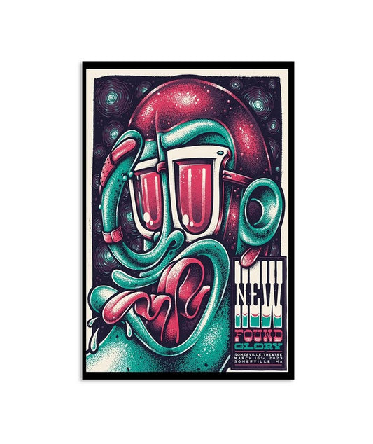 New Found Glory March 16, 2023 Somerville Theatre, MA Poster