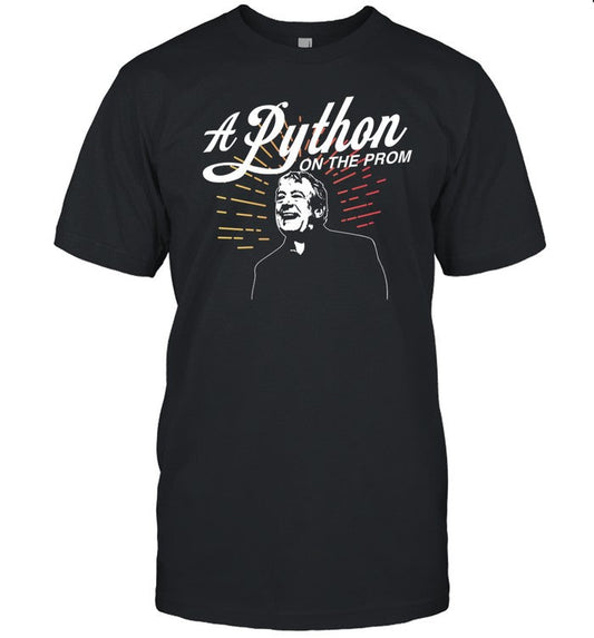 Michael Sheen Wearing A Python On The Prom Shirt