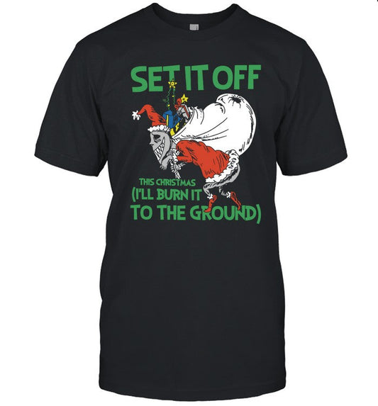 Set It Off Band Grinch T-Shirt