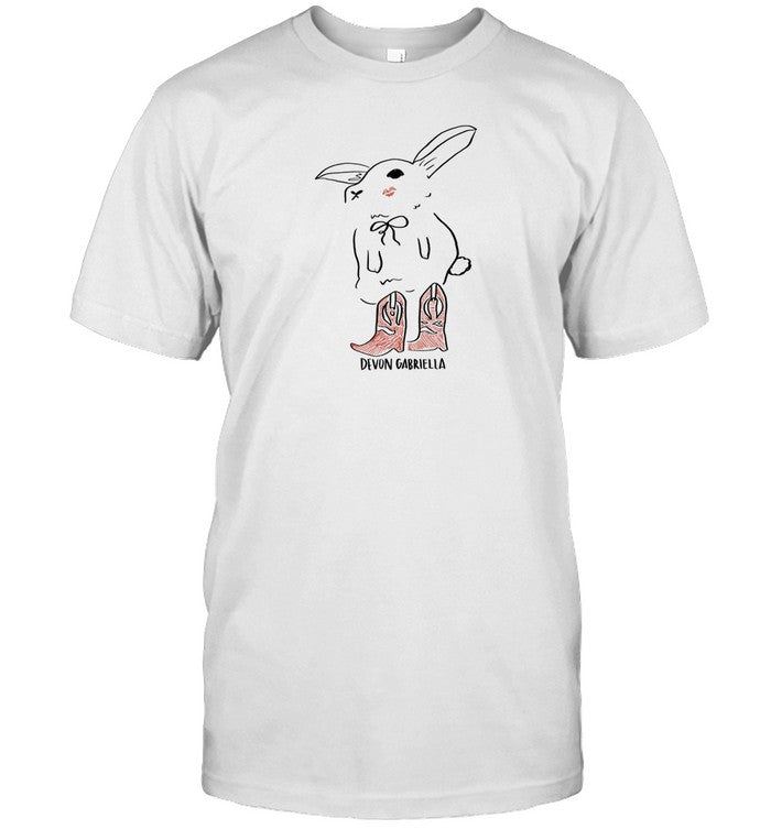 Devon Gabriella Bunny In Boots T Shirt