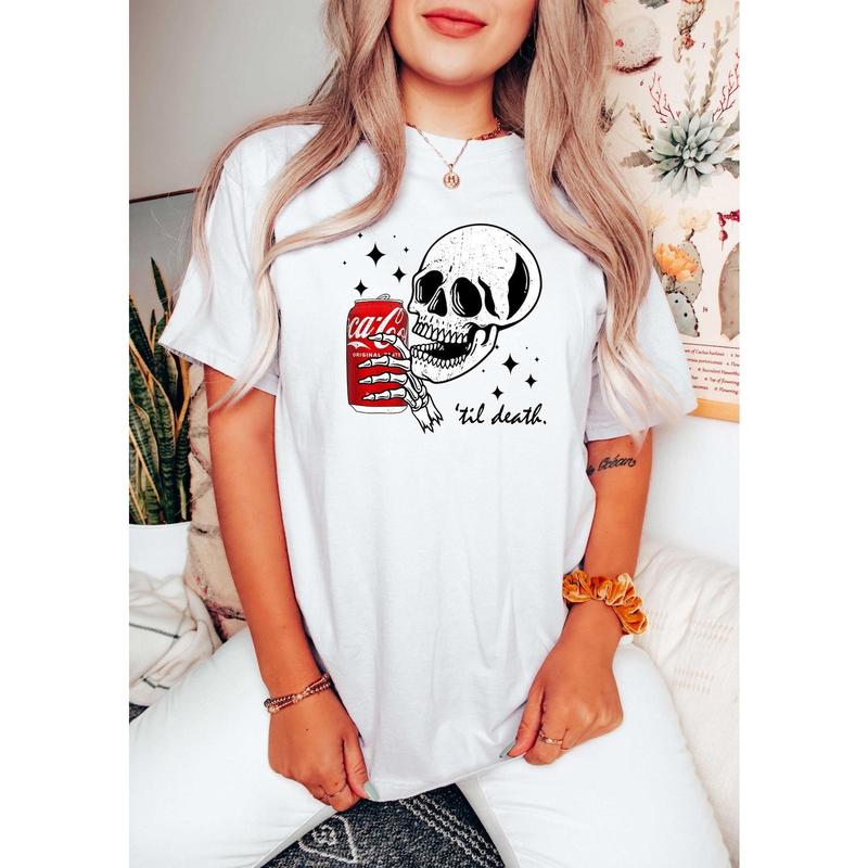 Till Death Cola Sweatshirt, Skeleton Shirt, Halloween Hoodie, Cute Coke Shirt, Skeleton Sweatshirt, Gift For Her, Soda Shirt  T-shirt, sweater and Hoo