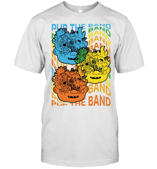 Put The Band Headburster In Technicolor New Shirt