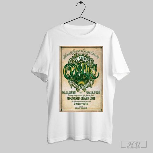 Poster Daniel Donatos Cosmic Country The Caverns Pelham Tn April 11 12 2024 T Shirt