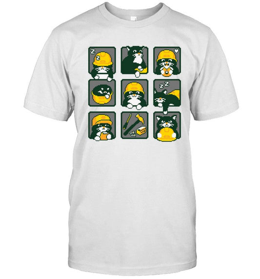 Raw Paw Construction Cats Shirt