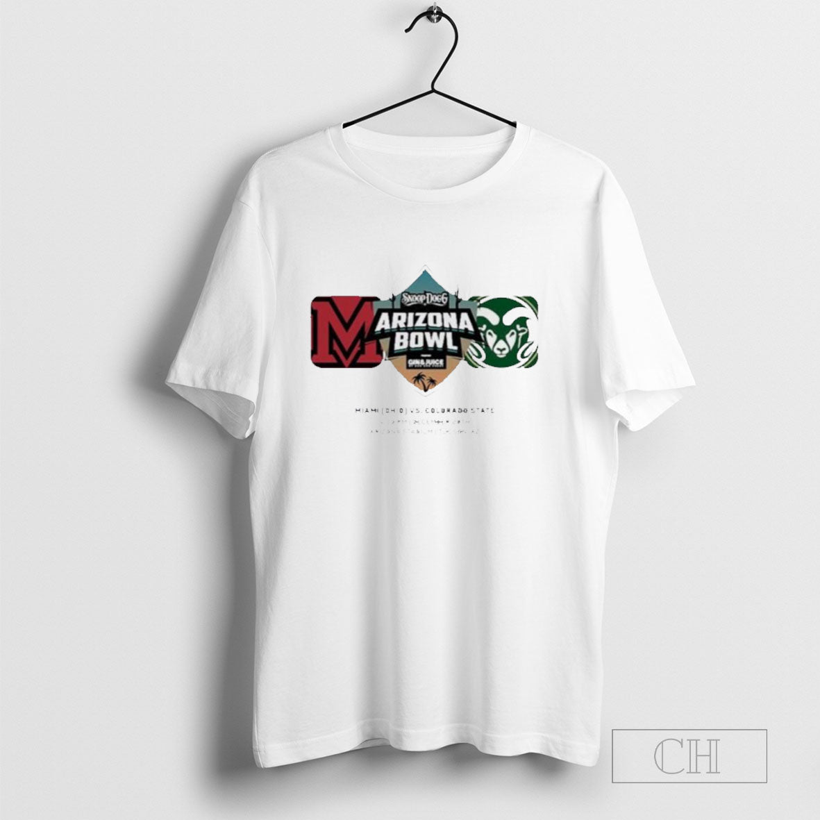 Snoop Dogg Arizona Bowl Matchup Miami Redhawks Versus Colorado State Rams On December 28th 2024 Shirt