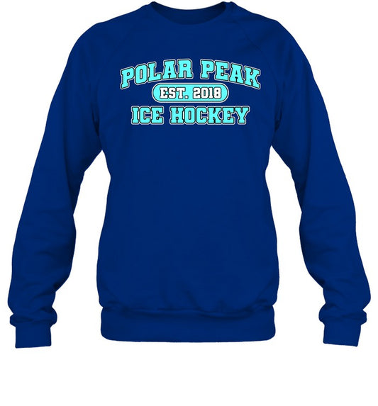 Polar Peak Est 2018 Ice Hockey Crewneck Sweatshirt