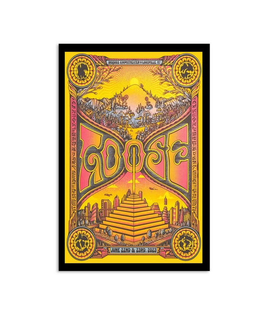 Poster Goose Iroquois Amphitheater Louisville Kentucky June 22nd 23rd 2023