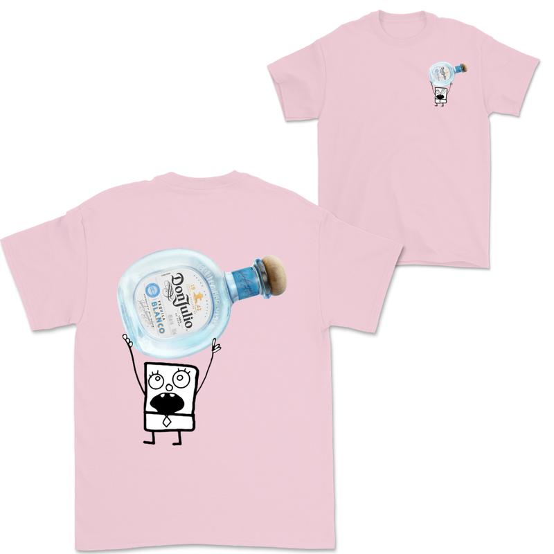 Doodlebob Don Julio Blanco Tequila  2 Sided T-Shirt, Funny Drinking T-Shirt, Summer T-Shirt, Full Color T-Shirt, Unisex T-Shirt, For Men, For Women, G