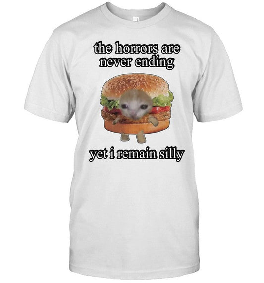 Shirt Cringeytees The Horrors Are Never Ending Cringey