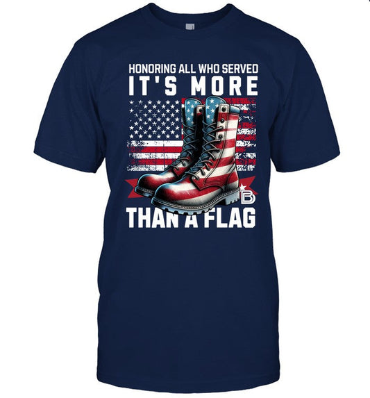 on Davis Honoring All Who Served More Than A Flag Shirt