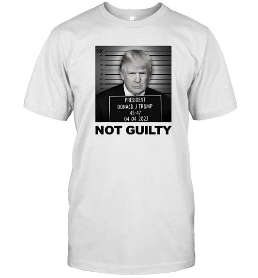 T-Shirt Trump Not Guilty