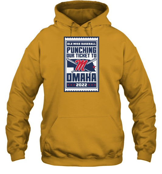 Ole Miss Baseball Omaha 2022 Tee