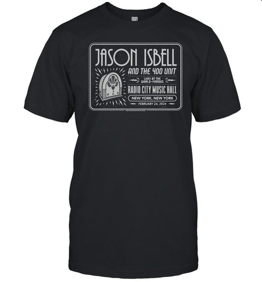 Jason Isbell And The 400 Unit New York, NY Feb 24 2024 T-Shirt