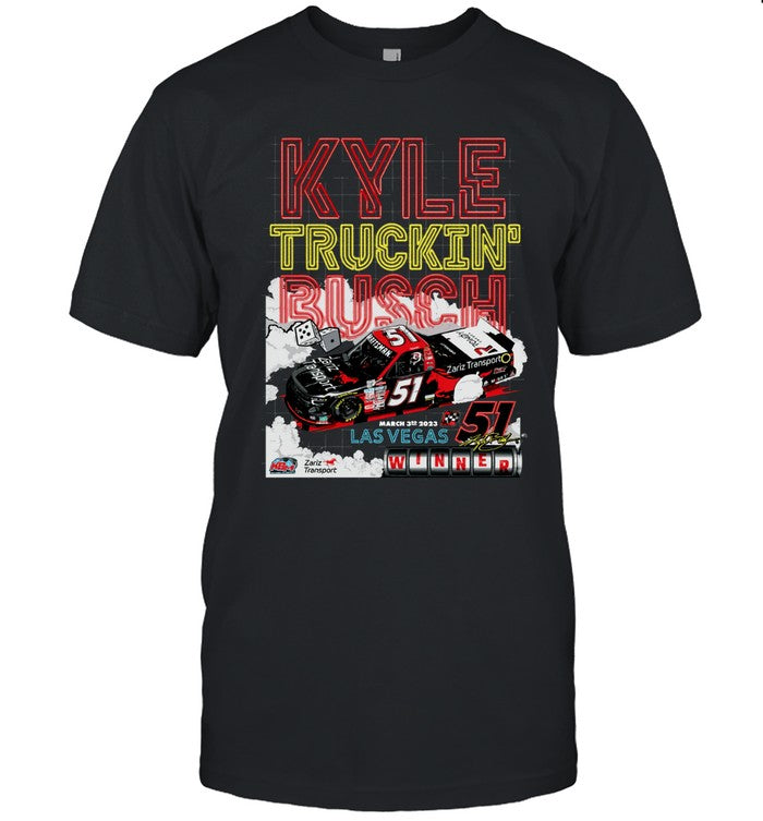 Kyle Truckin' Busch Las Vegas Winner 2023 T-Shirt