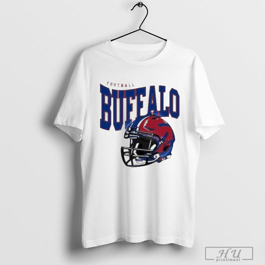 Retro Buffalo Football Helmet T Shirt Sweatshirt Posters
