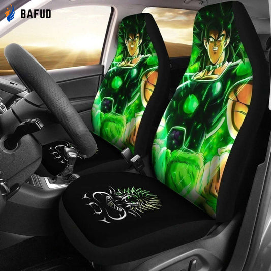 Dragon Ball Broly Anime Car Seat Covers For Fan Gifts NH08 - Bafud