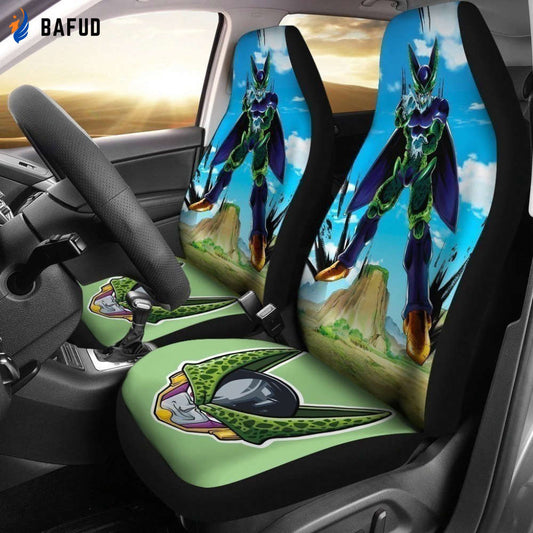 Dragon Ball Cell Anime Car Seat Covers For Fan Gifts NH08 - Bafud