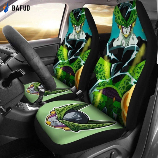 Dragon Ball Cell Smile Anime Car Seat Covers For Fan Gifts NH08 - Bafud