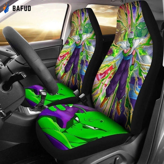 Dragon Ball Piccolo Power Anime Car Seat Covers For Fan Gifts NH08 - Bafud