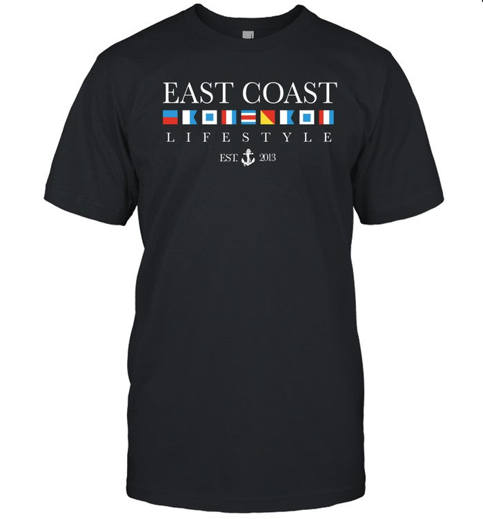 East Coast Lifestyle Boat Flag Shirt