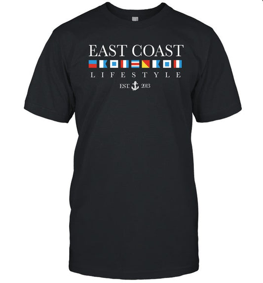 East Coast Lifestyle Boat Flag Shirt