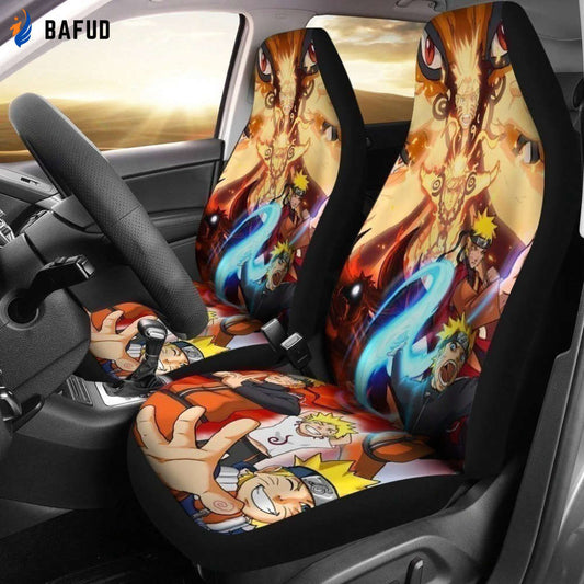 Evolution NRT Car Seat Covers For Fan Gifts Custom Anime Car Accessories Idea HH11 - Bafud