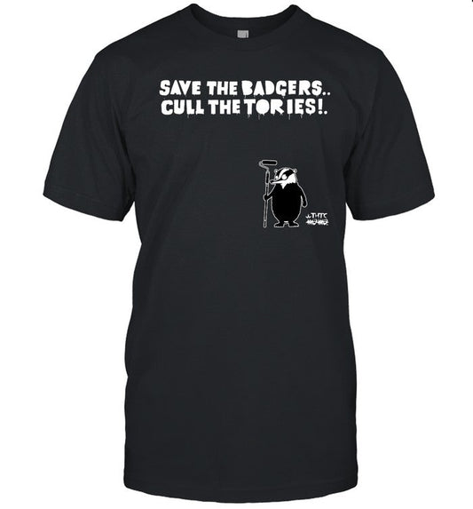 Mikeofthesouthwest Save The Badgers Cull The Tories Shirt