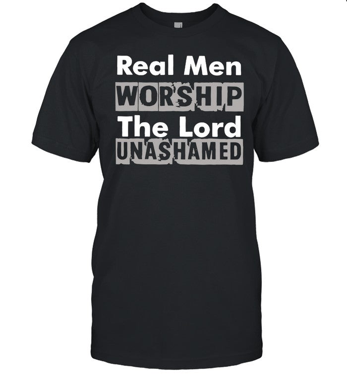 Antwon Be Cookin Wearing Real Men Worship The Lord Unashamed Tee
