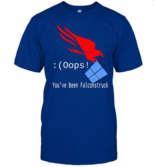 Oops You've Been Falconstruck Tee