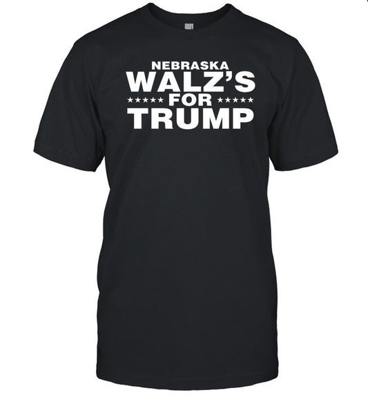 â€ªNebraska Walz's For Trumpâ€¬ Tee