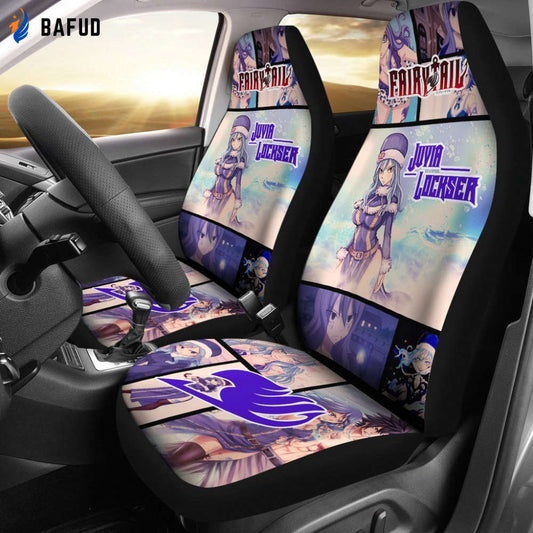 Fairy Tail Juvia Lockser Car Seat Covers For Fan Gifts Anime Gift - Bafud