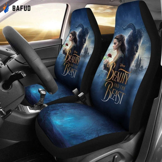 Fan Beauty And The Beast Car Seat Covers For Fan Gifts NH06 - Bafud