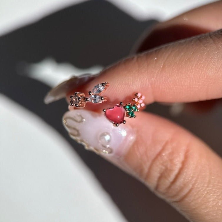 Mia Floral Heart Ring