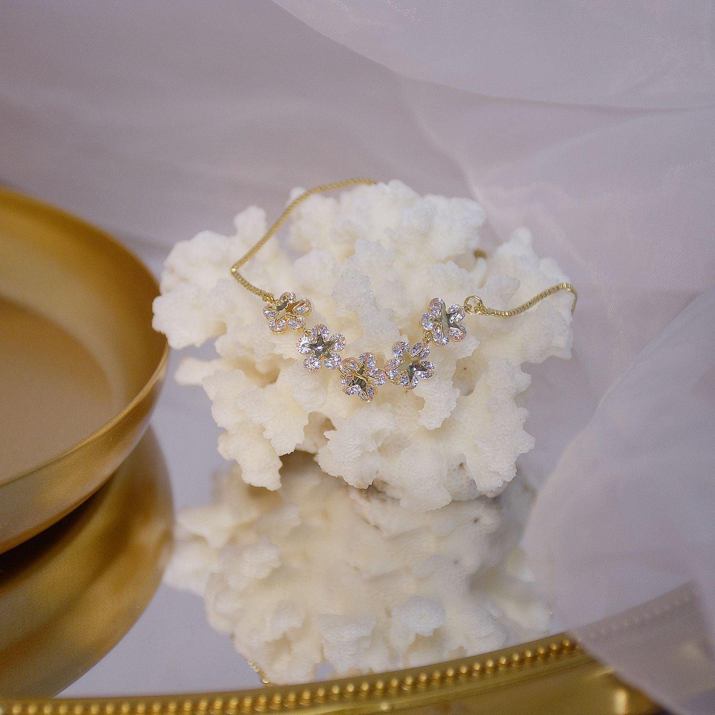 Andrea Flower Bracelet