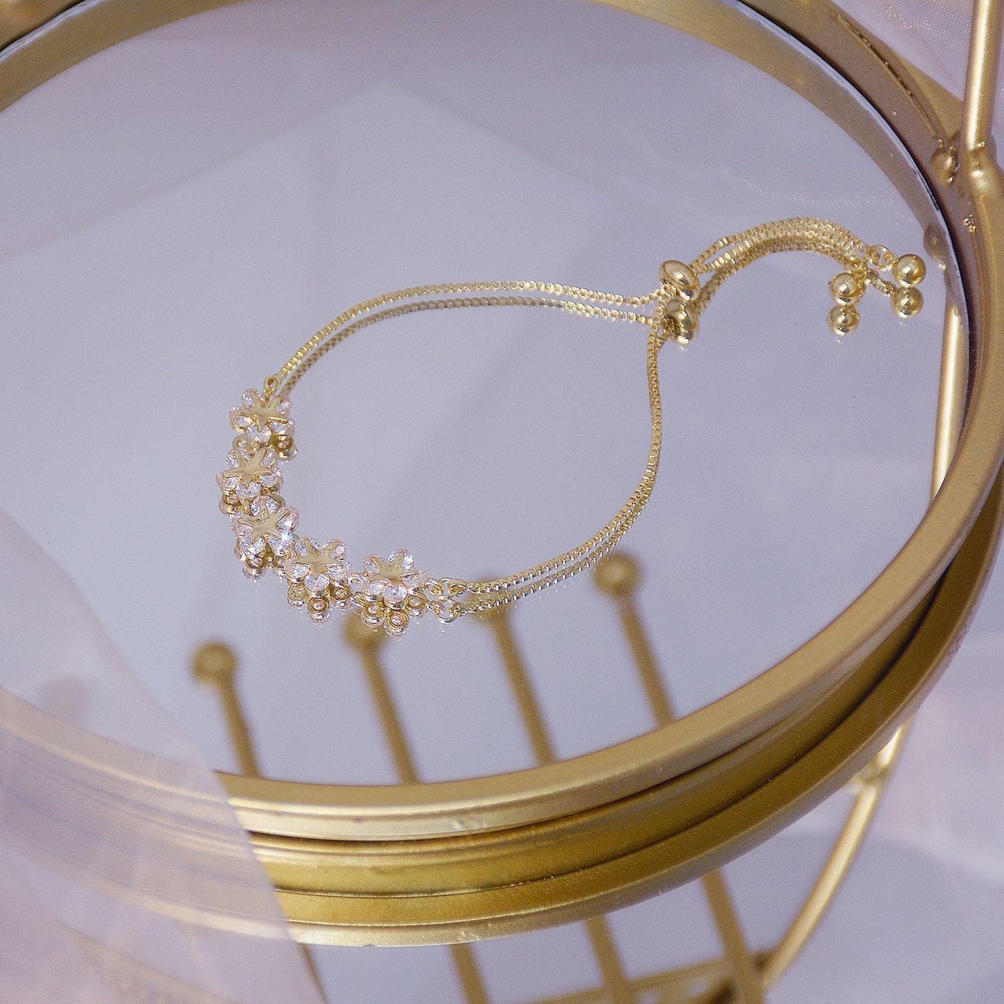 Andrea Flower Bracelet