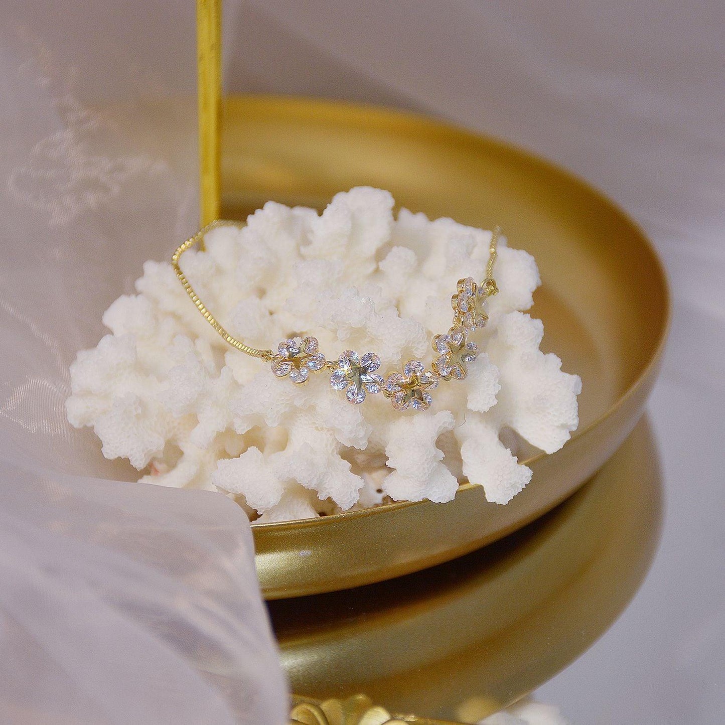 Andrea Flower Bracelet