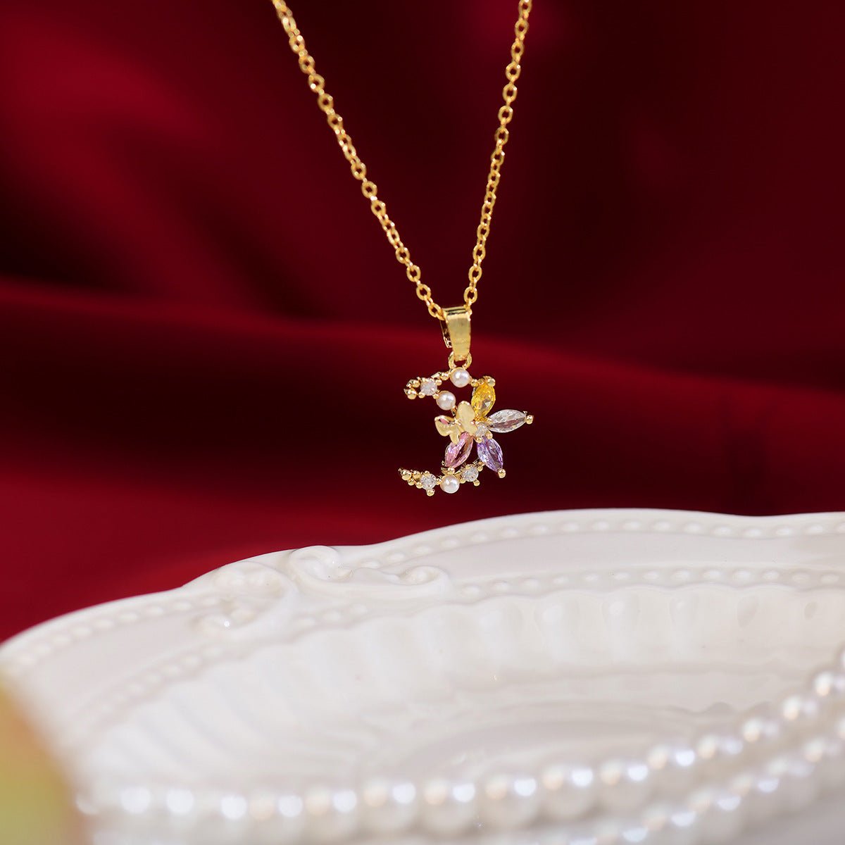 Flower Moon Necklace