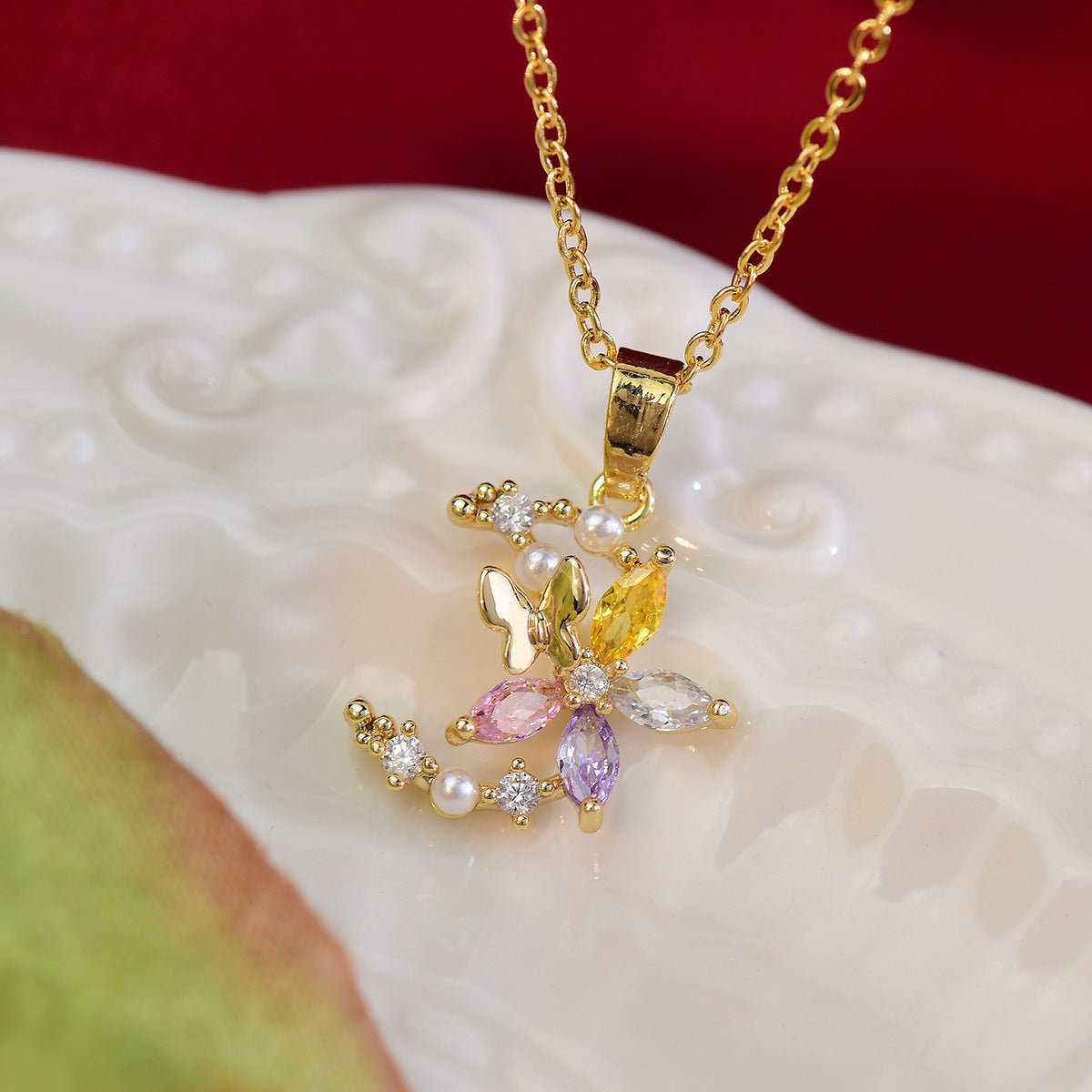 Flower Moon Necklace