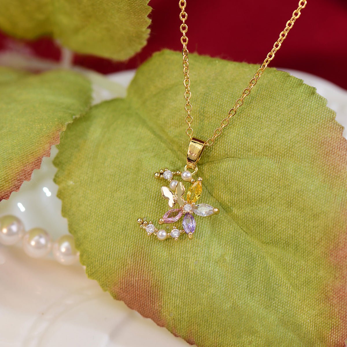 Flower Moon Necklace