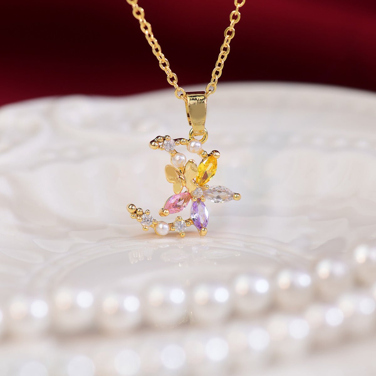 Flower Moon Necklace