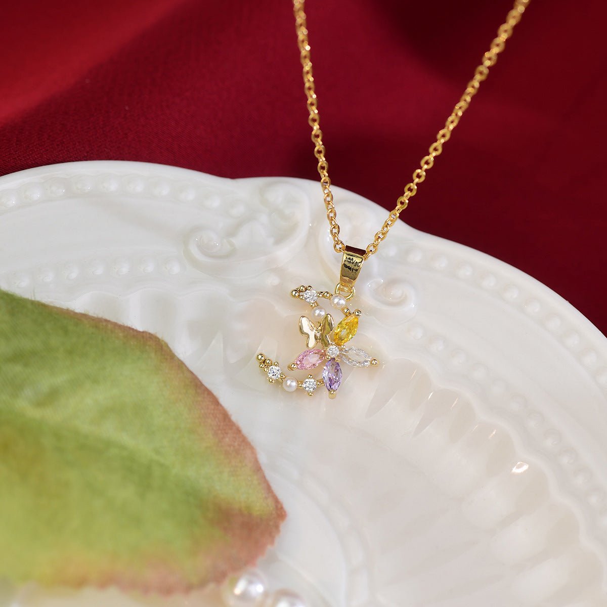 Flower Moon Necklace