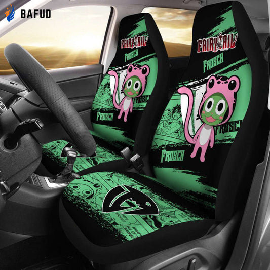 Frosch Characters Fairy Tail Car Seat Covers For Fan Gifts Custom Anime Car Accessories - Bafud