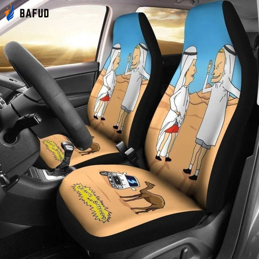 Funny Beavis And Butthead Car Seat Covers For Fan Gifts LT04 - Bafud
