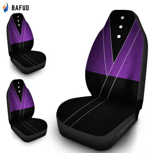 Genya Shinazugawa Car Seat Covers For Fan Gifts Custom Genya Shinazugawa Uniform Demon Slayer Anime Car Accessories Anime Gifts - Bafud